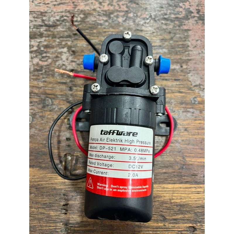 Dinamo Mesin Pompa Sprayer Air Elektrik DC 12V Taffware / Motor Water Pump Electric 12 V