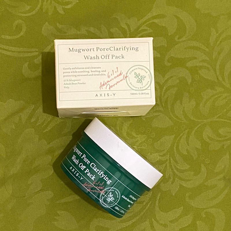 AXIS Y Mugwort Face Mask Masker Wajah Preloved Original