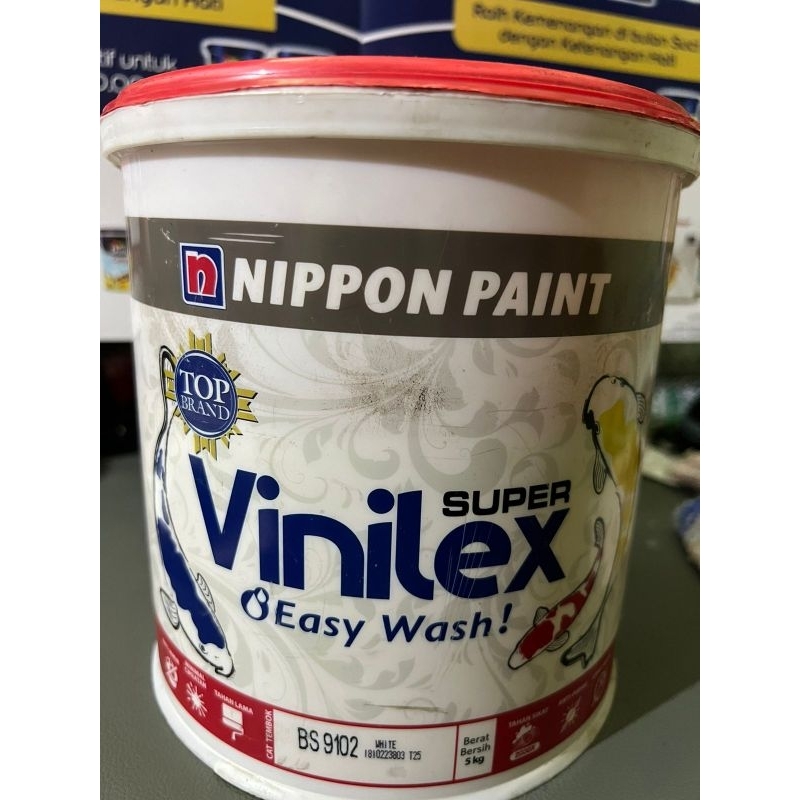 cat tembok interior super vinilex easy wash nippon paint