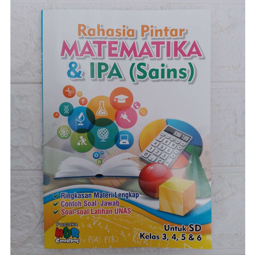 Buku Rahasia Pintar Matematika & IPA (Sains) - untuk SD - Buku Anak - Belajar Anak
