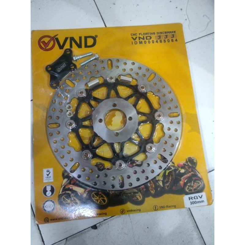 DISC CAKRAM VND SATRIA 2TAK 300MM FLOATING PLUS BREKET