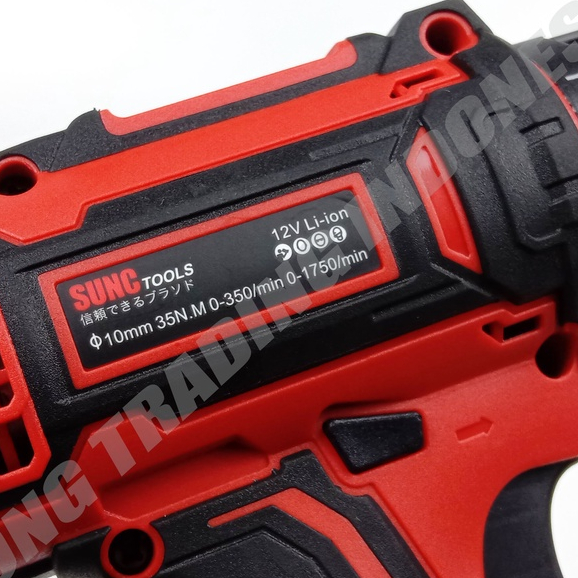 Mesin Bor Baterai Cordless Drill Bor Batere 12V SUNC TOOLS