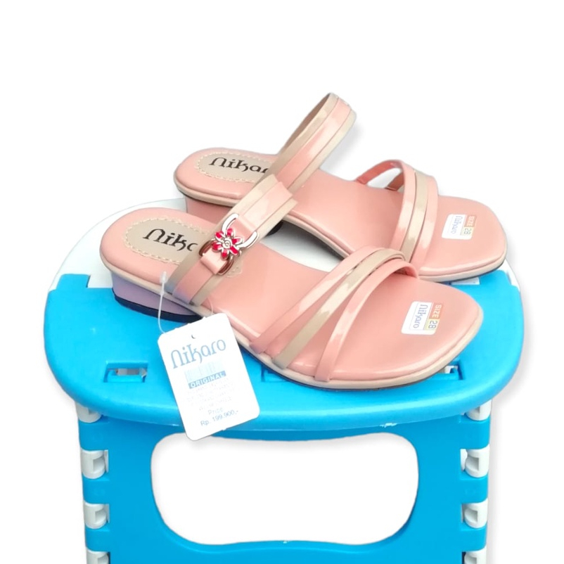 Sandal heels anak perempuan | Sandal anak hak tahu 2 cm | Sandal wedges anak