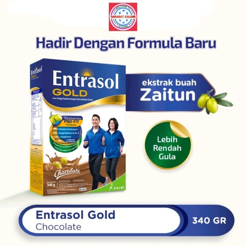 

ENTRASOL GOLD COKLAT 340GR PER 1 BOX