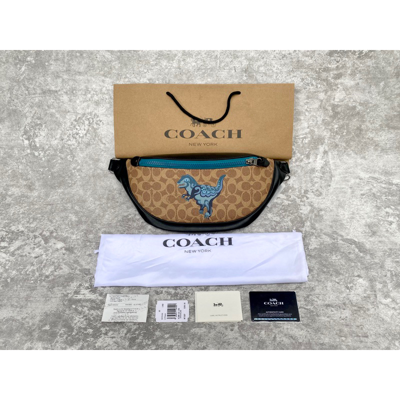 Waistbag Coach dino blue