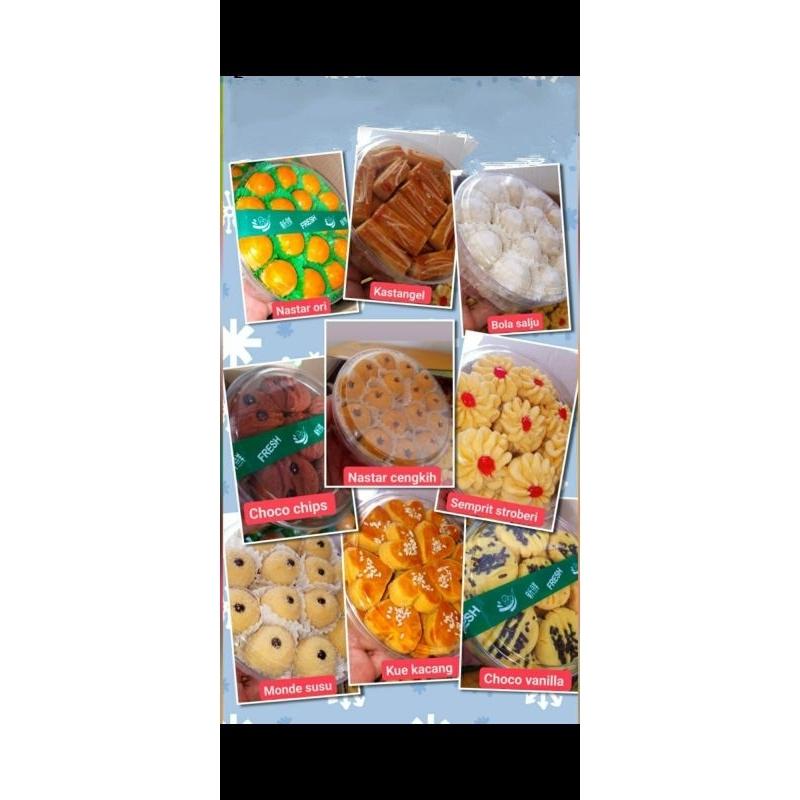 

kue kacang . nastar .