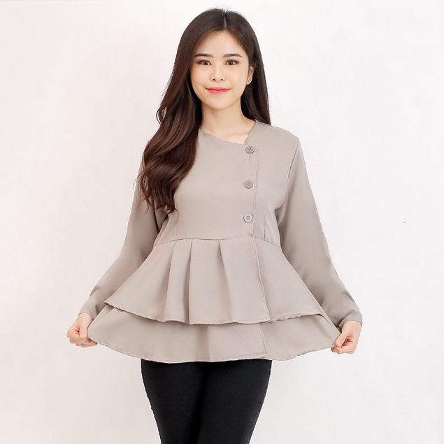 ATASAN WANITA TANGAN PANJANG BLOUSE BUSUI 992