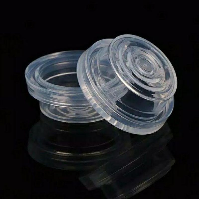 Sparepart Pompa ASI Valve, diafragma, Corong silicon / perintilan pompa asi / valve duckbill pengganti katup pompa asi / suku cadang pompa asi / silicon pompa asi / sparepart universal breast pump/ sparepart pompa asi palembangan