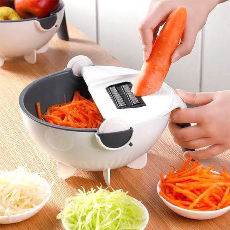 Parutan Serbaguna 7 in 1 Parutan Set GSF 7005 Alat Pemotong Sayur Buah Food Grade Chopper Multifungsi Cutter