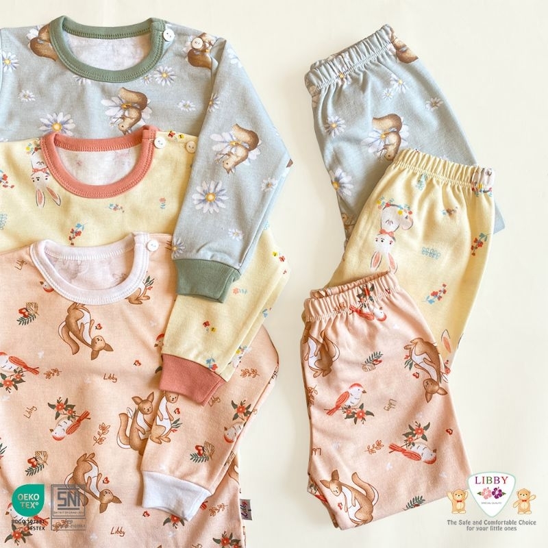 LIBBY - SETELAN PENDEK OBLONG - SETELAN BAJU PENDEK LIBBY - BAJU ANAK LIBBY