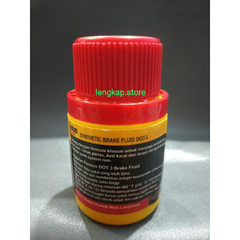 MINYAK REM PRESTON 50 ML BRAKE FLUID DOT 3