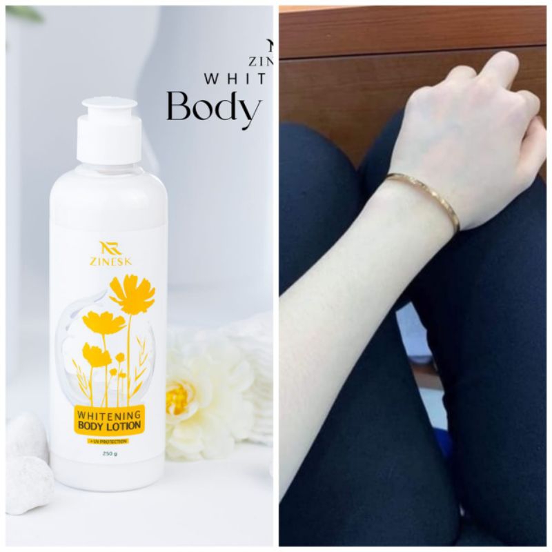 BPOM ZINESK WHITENING BODY LOTION PEMUTIH BADAN CEPAT DOSTING