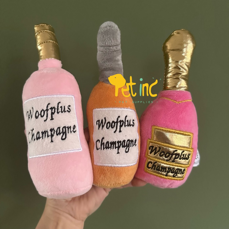 Woofplus champagnepet squeaky toy