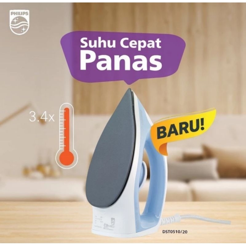 Setrika Philips Seri 500 DST0510 / Setrika Philips Series 500