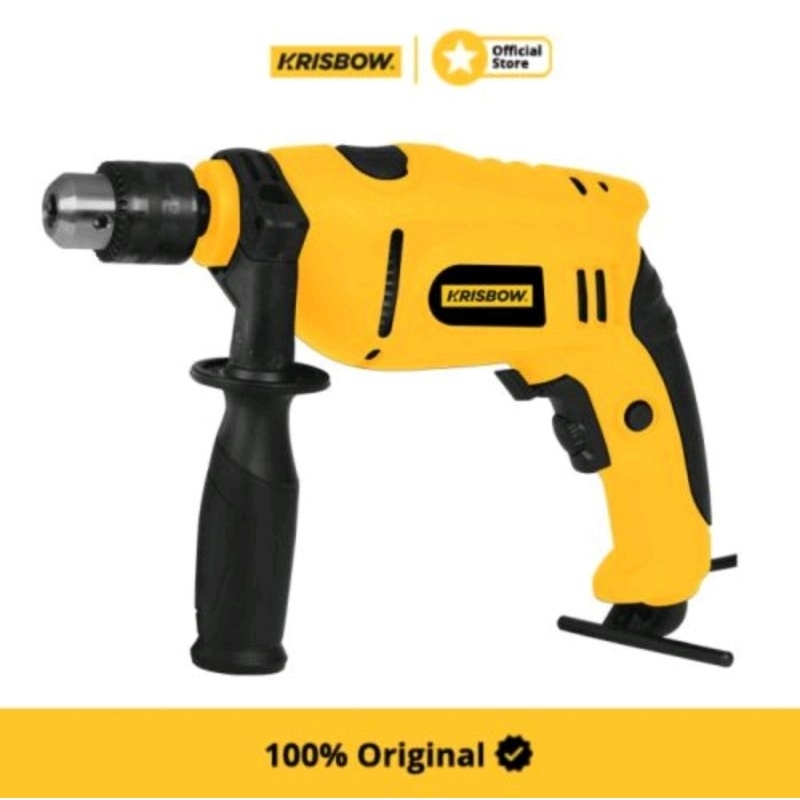 krisbow bor listrik 13mm 650 watt impact drill original
