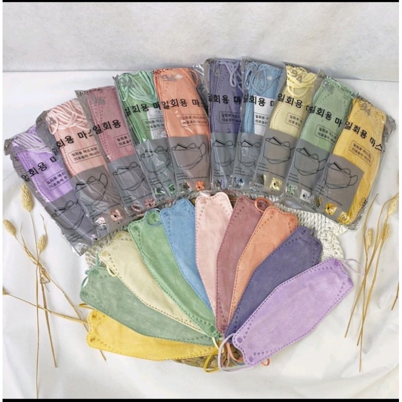 MASKER KF94 YNB CARE ISI 10PCS MIX WARNA TERMURAH