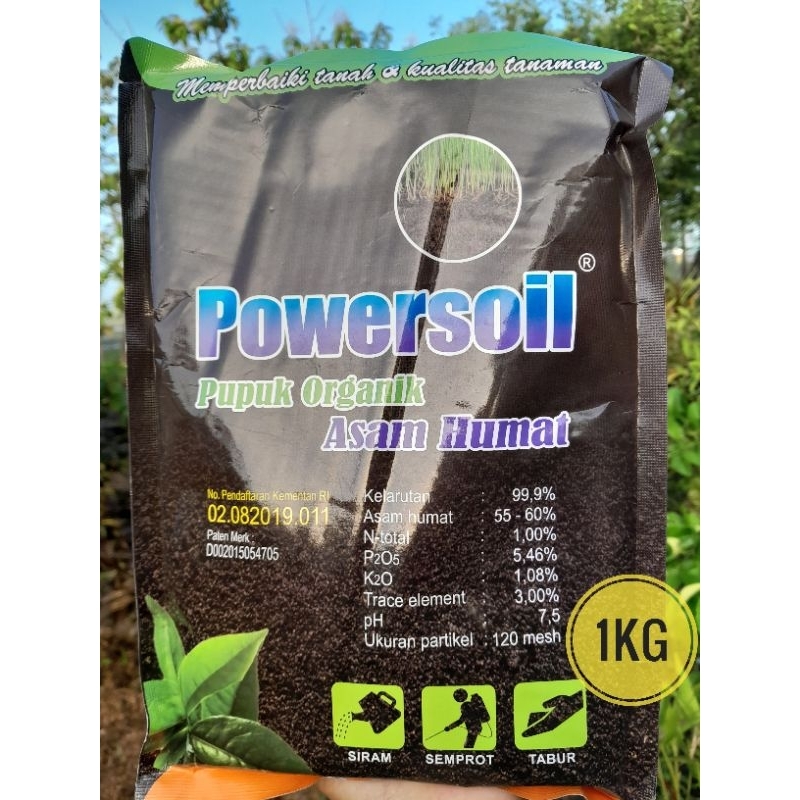 Powersoil Pupuk Organik Asam Humat 1KG Power Soil Asam Humat