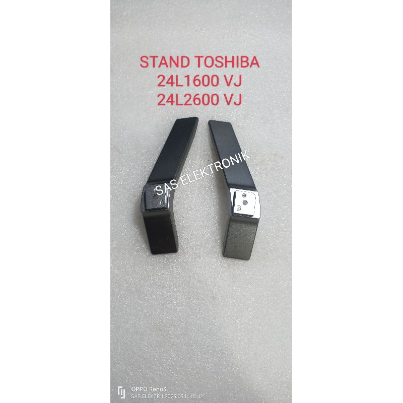 STAND KAKI PEDESTAL DUDUKAN TV LED TOSHIBA 24L1600VJ 24L1600 VJ 24L2600VJ 24L2600 VJ