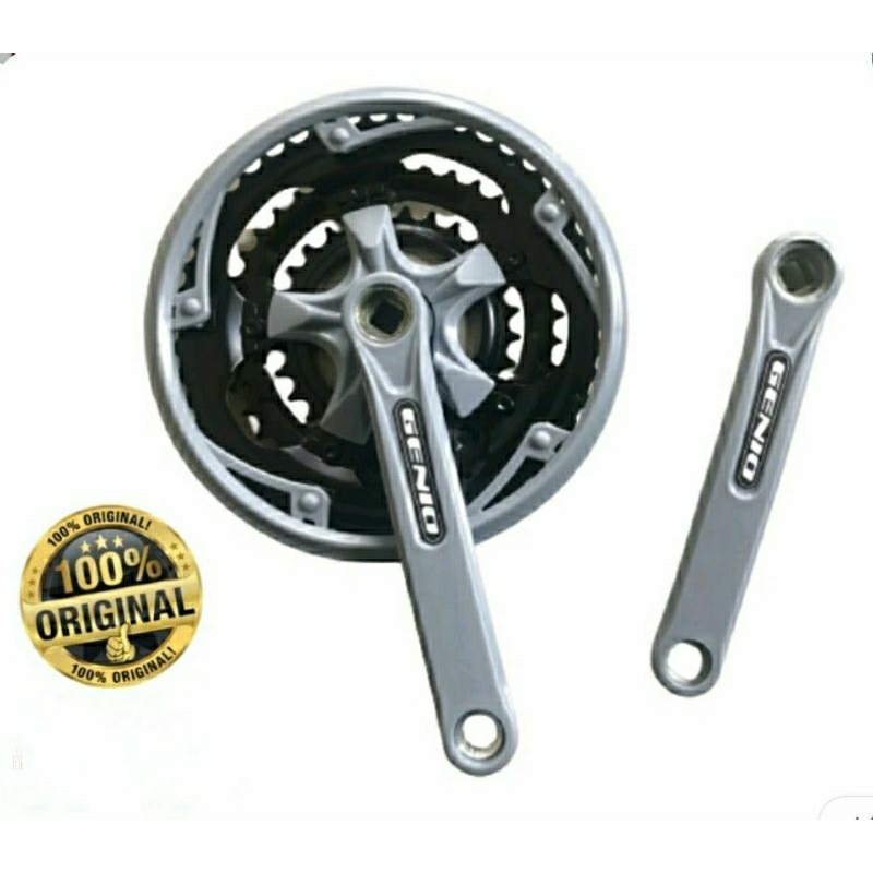 CRANKSET MTB 3 SPEED / GIR SUSUN GENIO