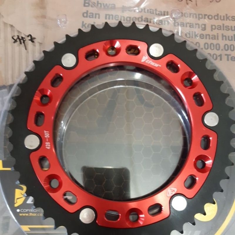 Gear belakang THOR trabas CRF 150L 428  50 52 54 56
