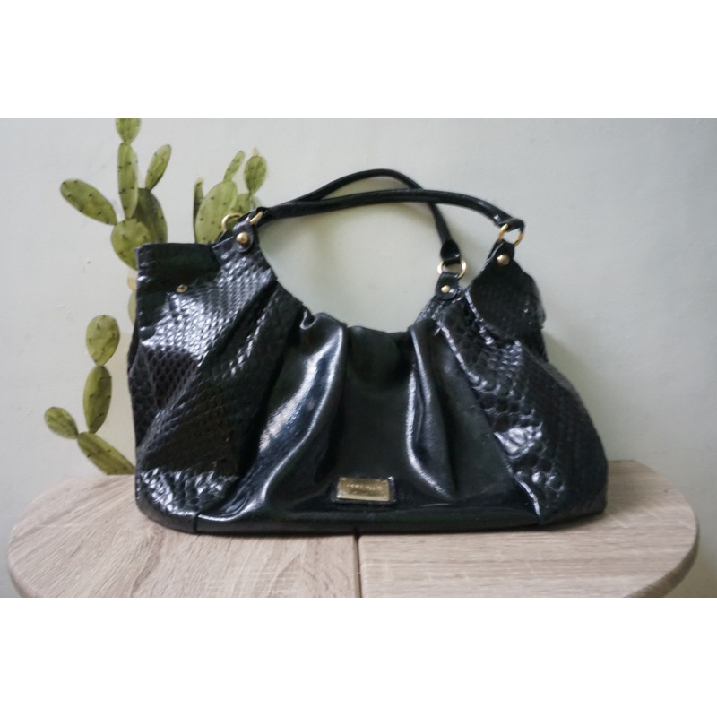 (PRELOVED) Shoulder Bag | Anne Klein | Hitam