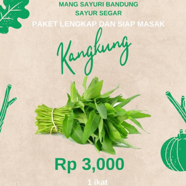

KANGKUNG 1 IKAT SAYURAN SEGAR BANDUNG