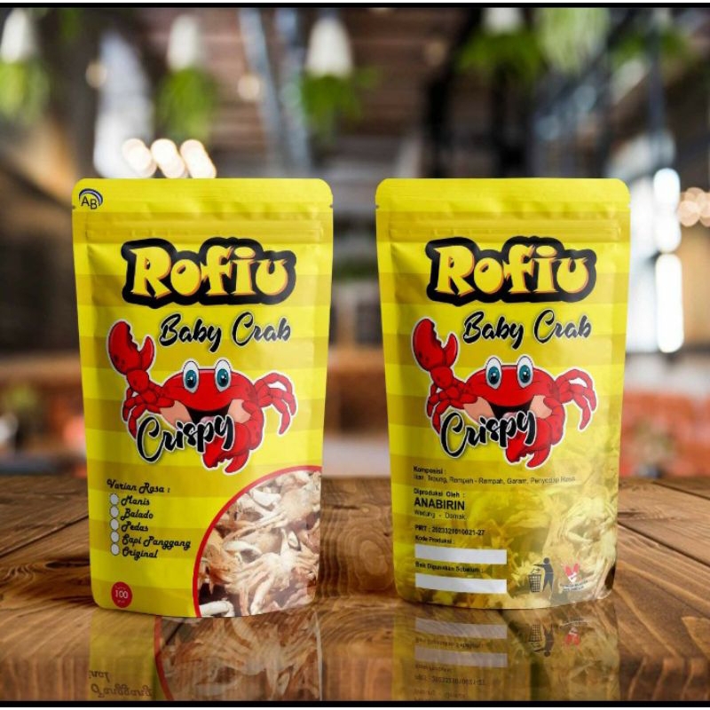 

ROFIU KERIPIK | CEMILAN BABY CRAB | ENAK CRISPY KRIUK