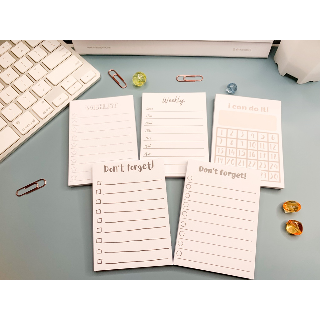 【GOGOMART】Kertas Memo Memopad Memo Notepad / Memo Catatan Bukan Sticky Notes Tempel