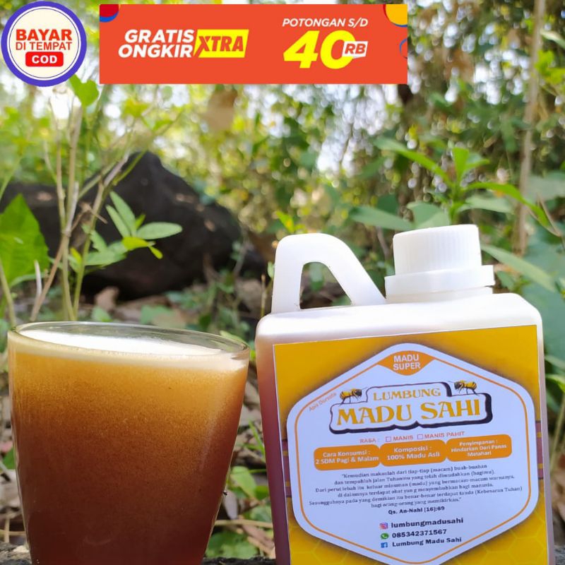 

Madu asli hutan sulawesi dijamin murni 100% bukan madu ternak