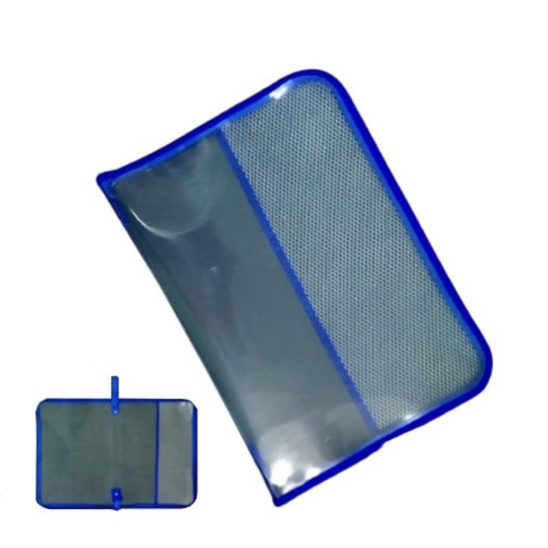 BLESSHOP Zipper Bag Map Resleting Folio