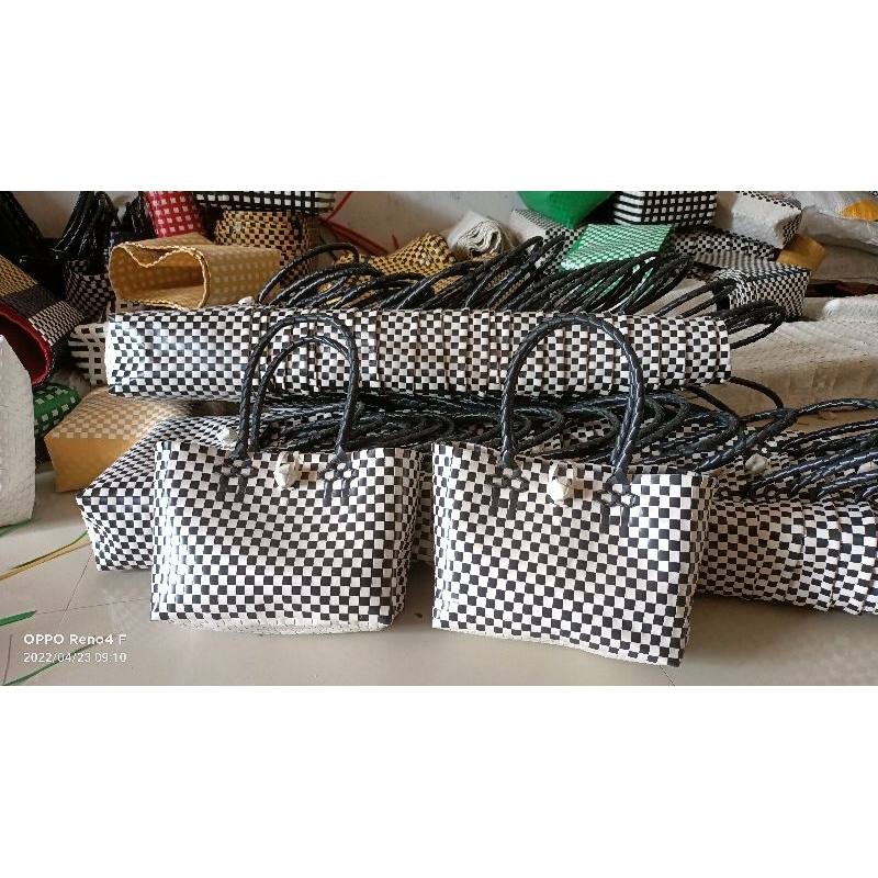 Tas anyaman plastik grosir | tas soufenir | tas hampers | stok ready