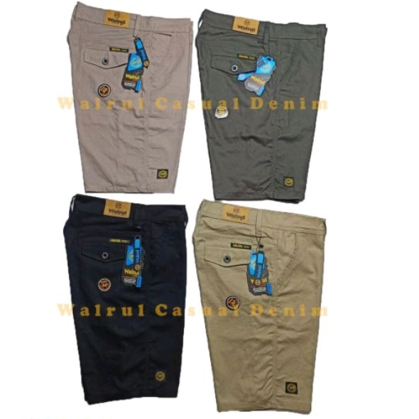 Chinos Pants Resleting Celana Pendek Cinos Cino Pria Original By Walrul