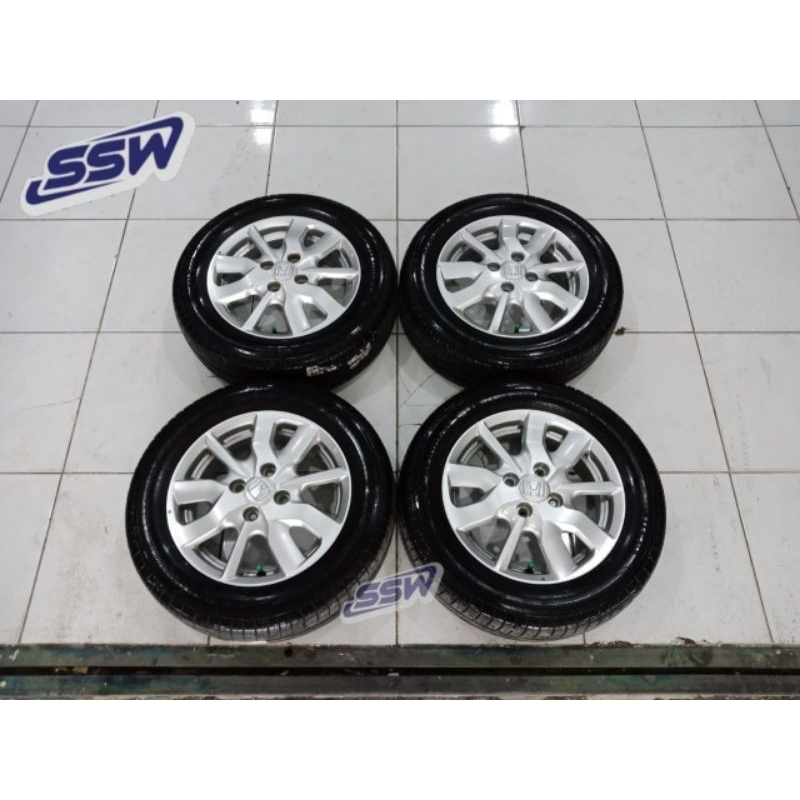 Velg Std Honda New Brio Satya R14 + Ban Bisa Untuk Mobil Sigra Karimun Soluna Vios