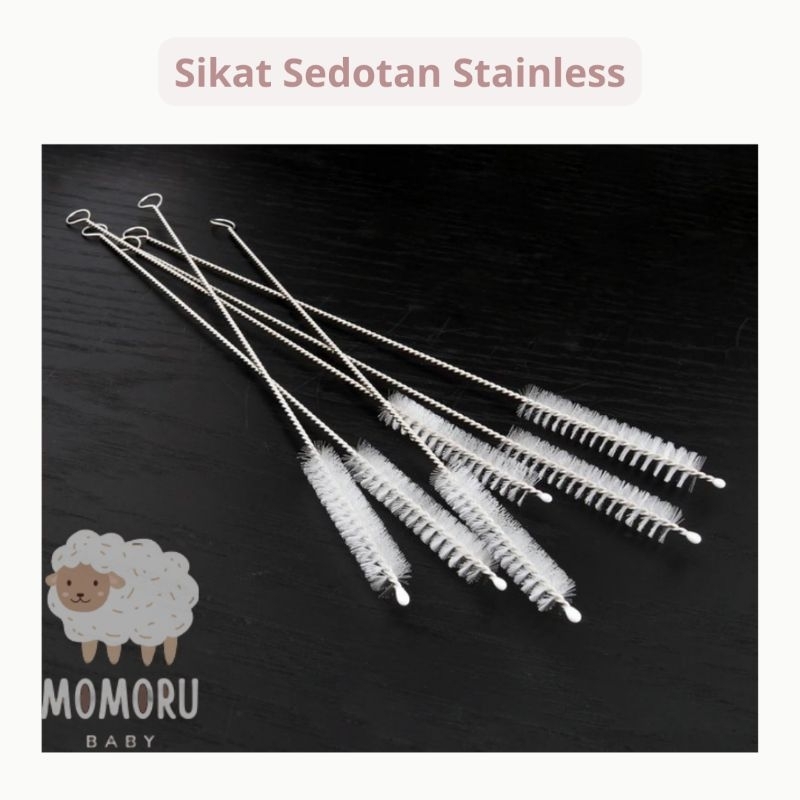 Sikat Pembersih Sedotan Stainless Brush Straw