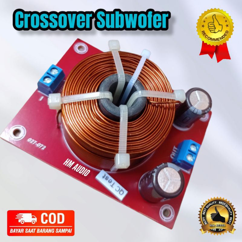 Crossover Subwoofer pasif Filter Subwoofer