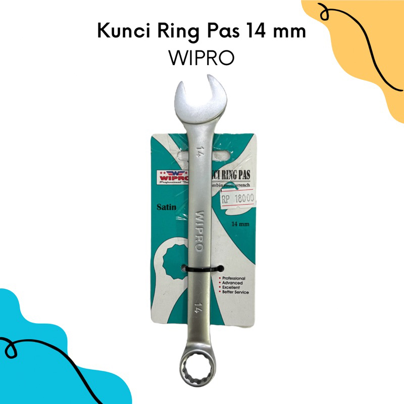 Wipro Kunci Ring Pas 14mm | Kunci Ring Pas Wipro 14mm | Kunci Ring Pas 14mm | Kunci Ring Pas Murah