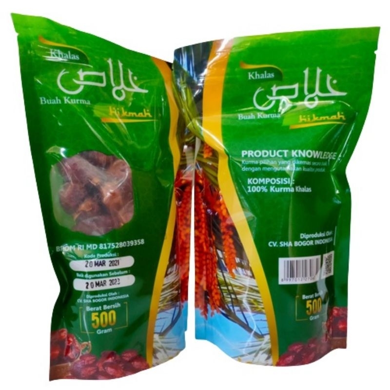 

Kurma Khalas Hikmah 500gr - Kholas Premium Dates