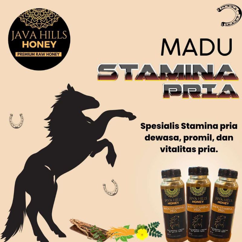 

madu herbal stamina pria Java hills honey