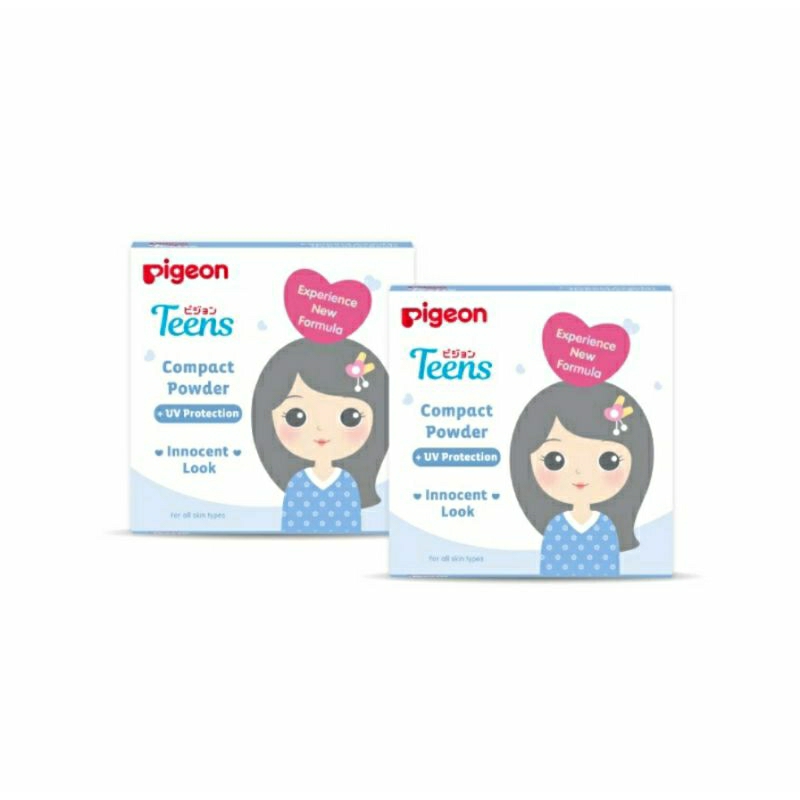 Pigeon Teens Compact Powder + Uv 14gr | Refill Compact Powder 14g