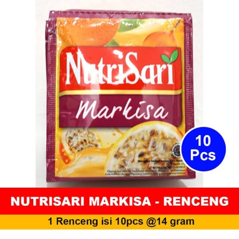 

NUTRISARI Markisa Minuman Serbuk Siap Saji 10sch