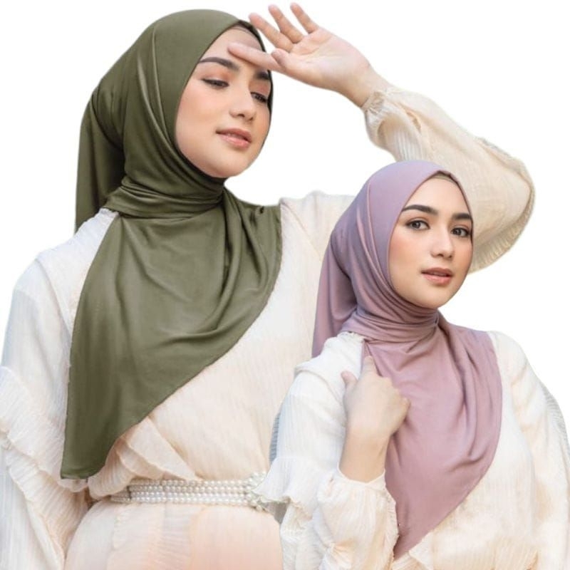 Hijab Segitiga Instan Jersey