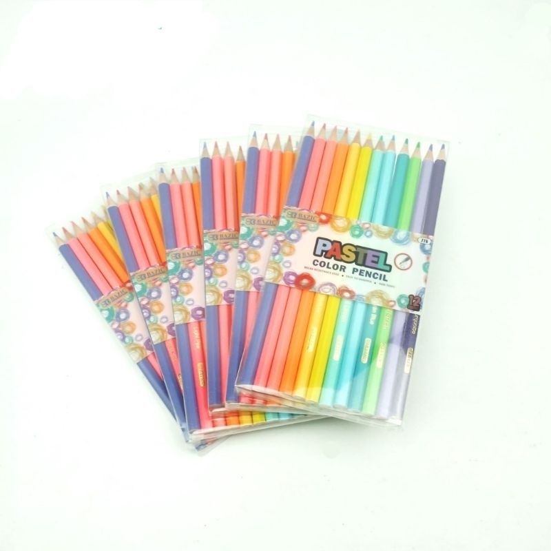 

PENSIL WARNA PASTEL 12 WARNA BAZIC 775
