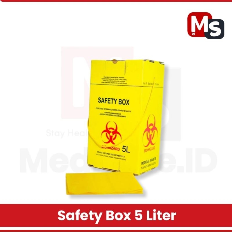 Jual Safety Box 5 Liter Tempat Limbah Medis | Shopee Indonesia