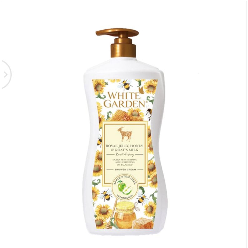 White Garden Shower Cream Royal Jelly &amp; Honey 1100ml