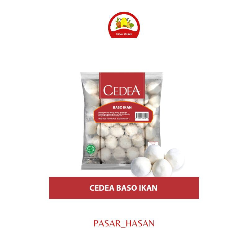 

500gr Bakso Ikan / Fish Ball Cedea | Frozen Food | Pasar Hasan