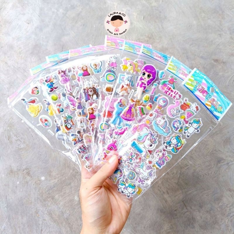 STIKER TIMBUL MURAH KARAKTER ANAK GROSIR REWARD