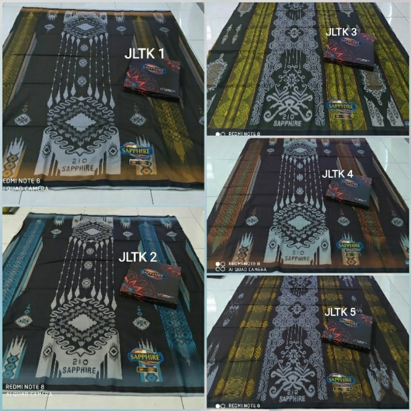 SARUNG SAPPHIRE JAGUARD LILIN TUA KEMBANG (JLTK)