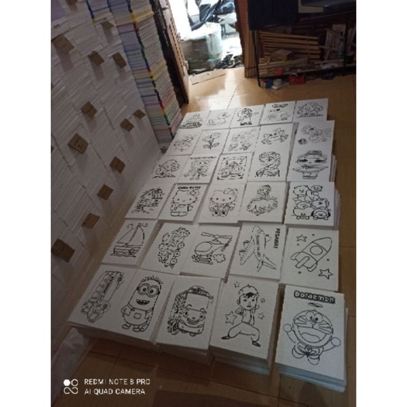 

stereofom lukis isi 12 gambar 33x50/Styrofoam/stereofom/gambar/gabus/lukis