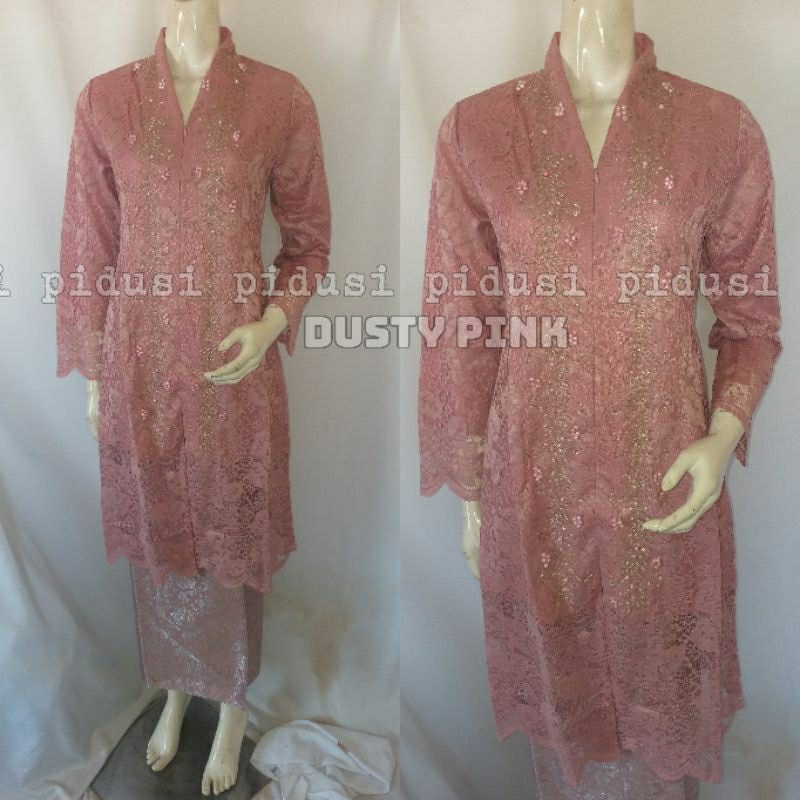 KEBAYA KARTINI BROKAT NON GLITER / KEBAYA BROKAT PAYET / KEBAYA BROKAT PESTA