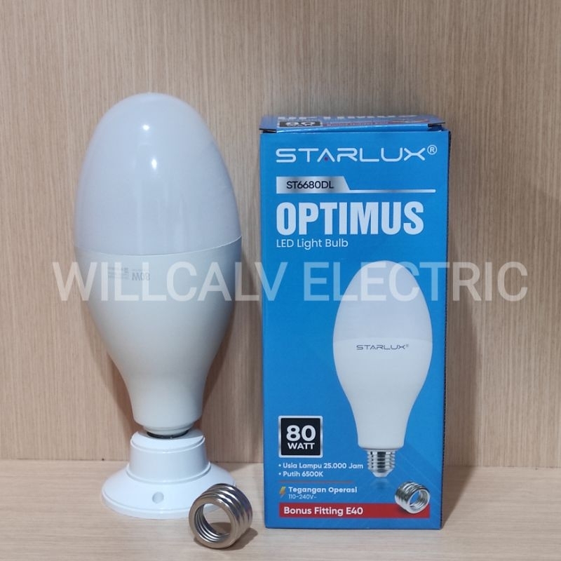 Lampu led MERCURY STARLUX 80W Optimus Super terang / Lampu led STARLUX 80W OPTIMUS Super terang